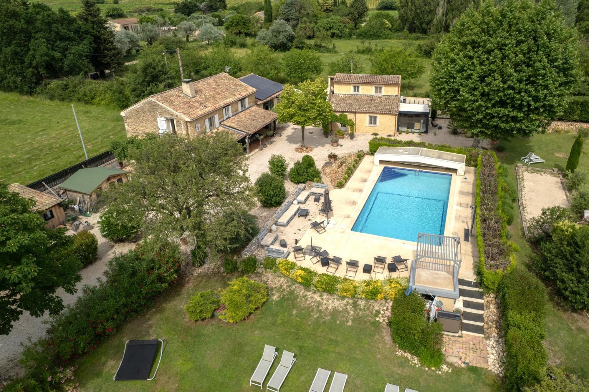 Chambres D Hotes Le Mas Julien Piscine Chauffee Adult Only Оранж Экстерьер фото